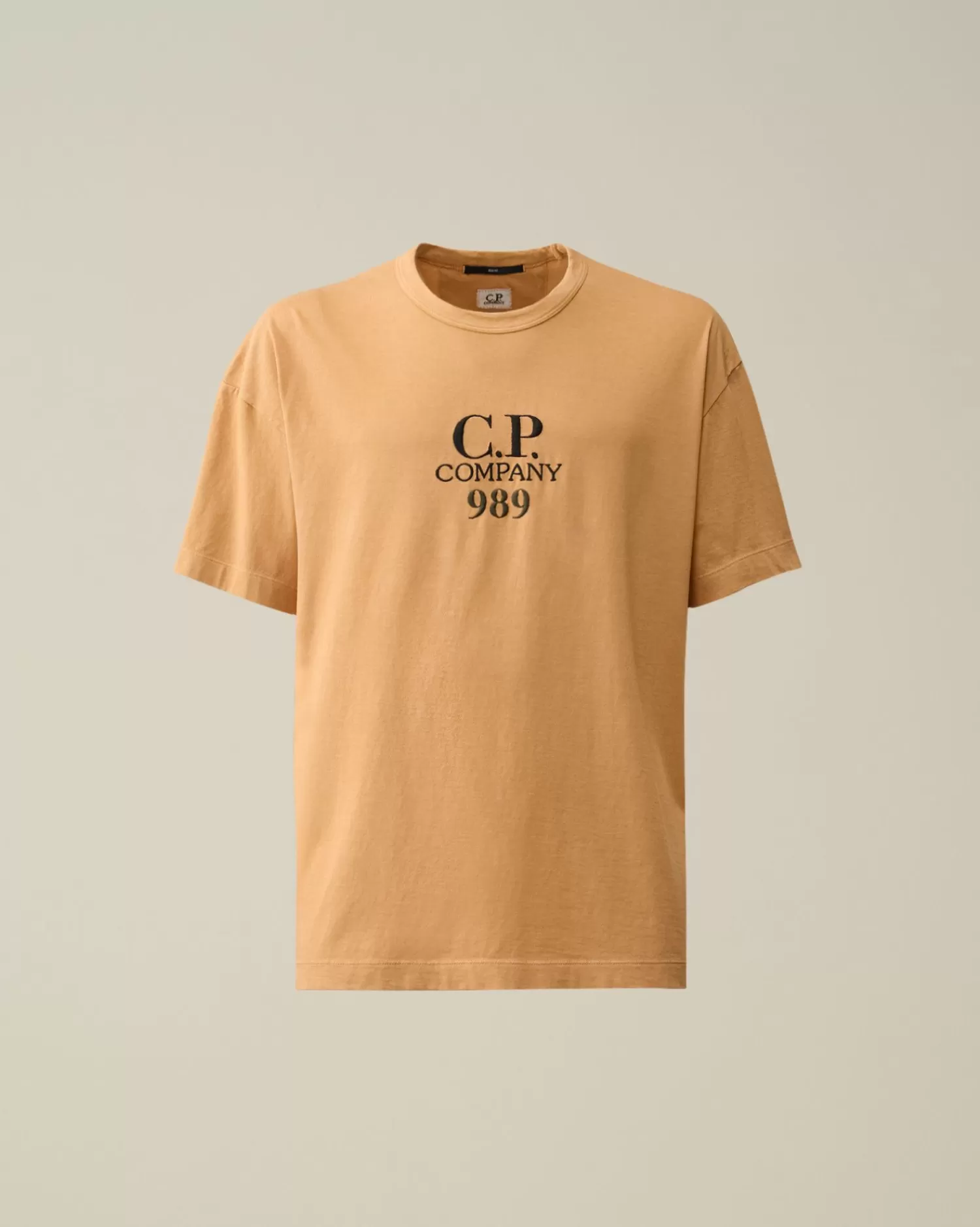 Best C.P. Company 30/1 Jersey Goggle T-Shirt Gra Melange