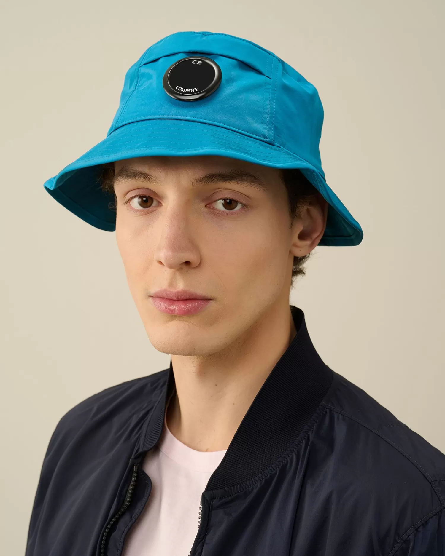 Cheap C.P. Company Chrome-R Bucket Hat Blaek Bla