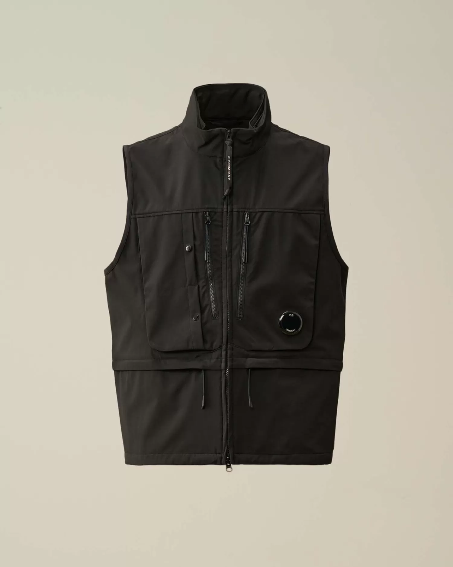 Store C.P. Company Cp Shell-R Utility Vest Ivy Gron