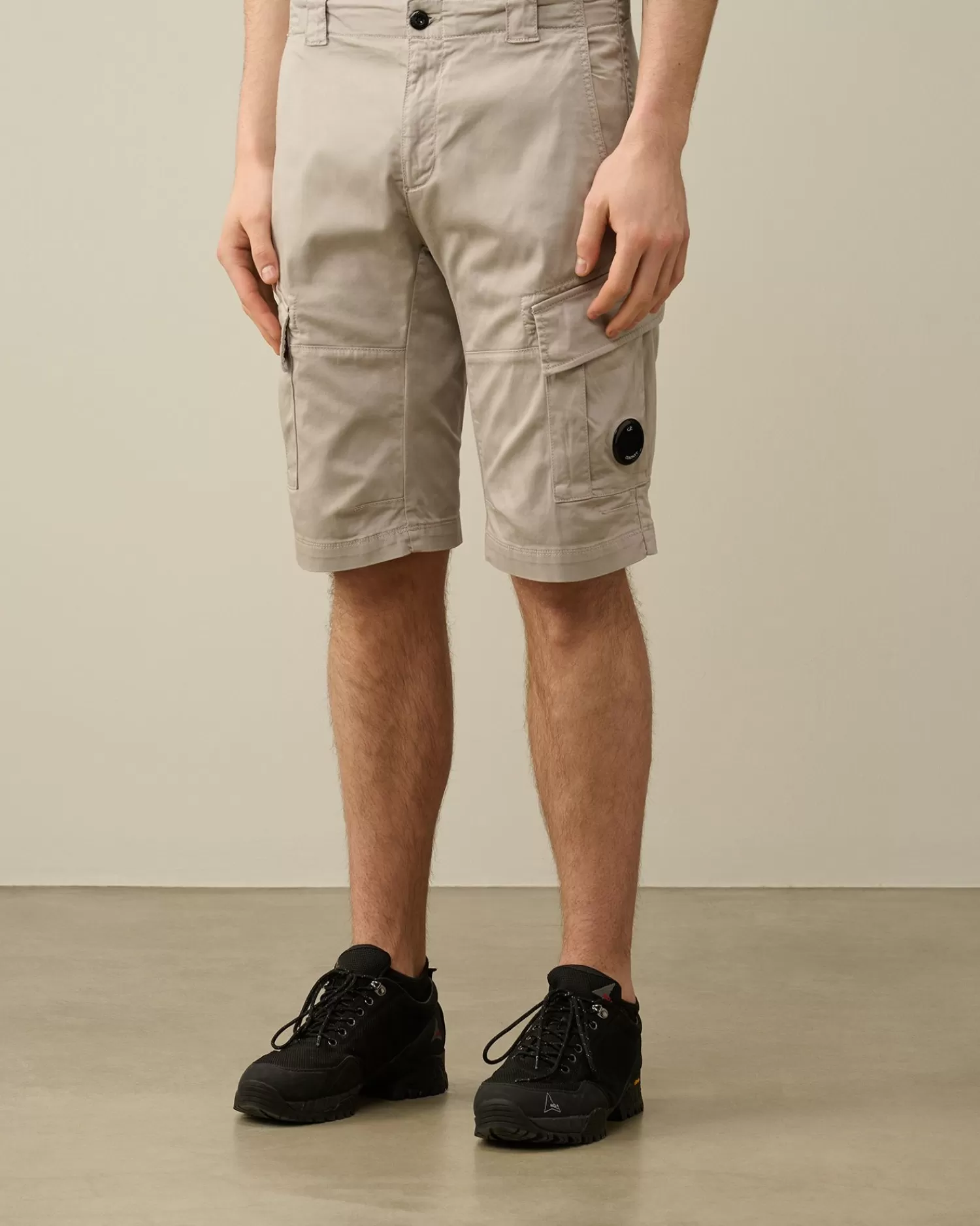 Online C.P. Company Diagonal Fleeceshorts I Bomuld Hvid Paere