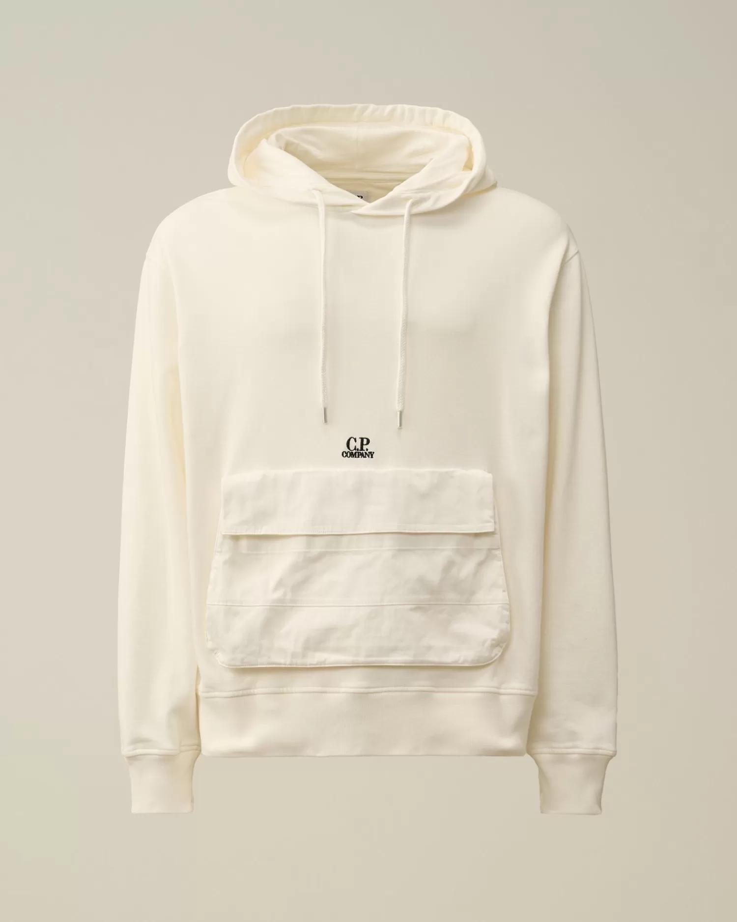 Clearance C.P. Company Diagonal Haevet Fleece-Haettetroje Med Lynlas Ivy Gron