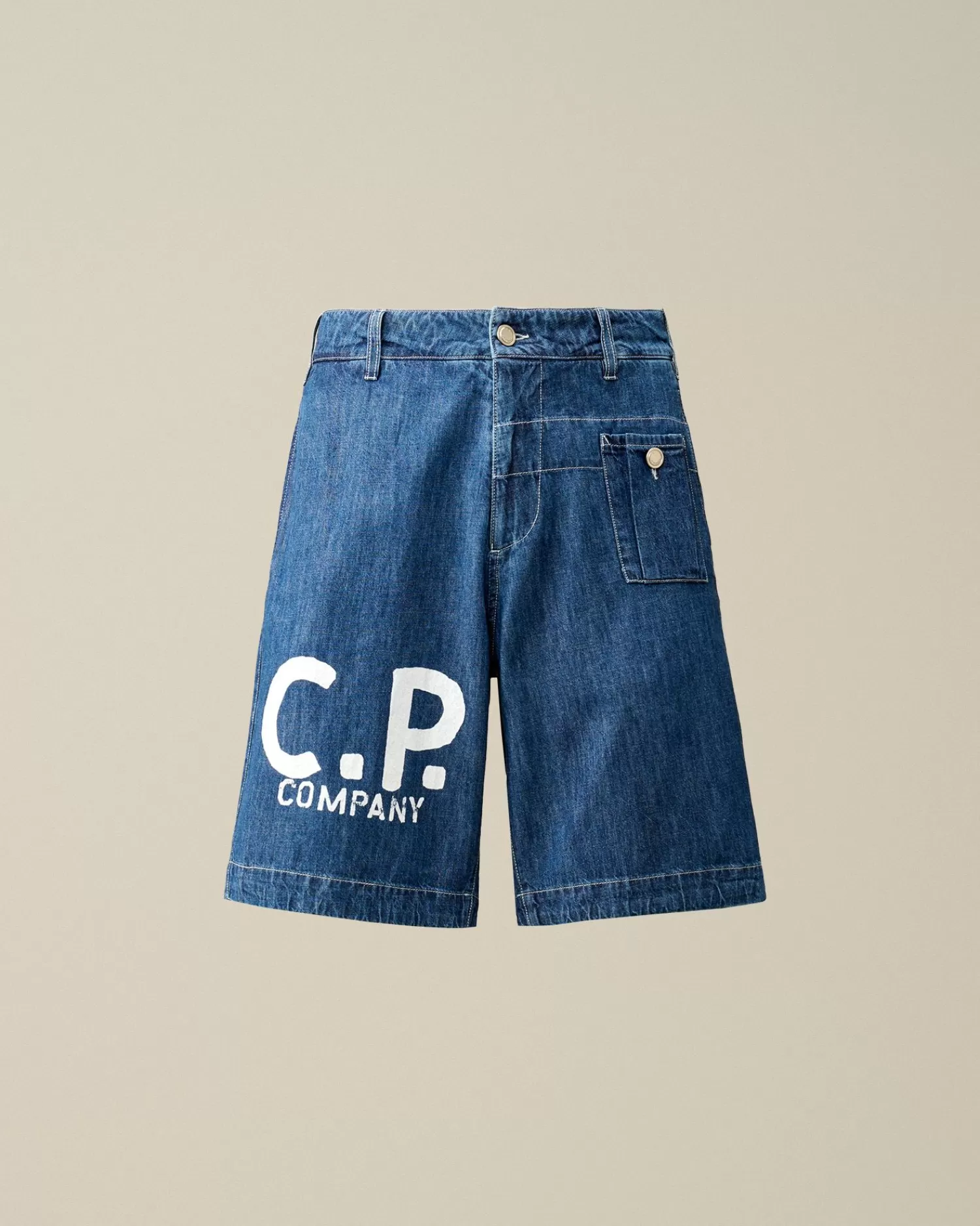 Online C.P. Company Eco-Chrome R Pocket Svommeshorts Hvid Paere