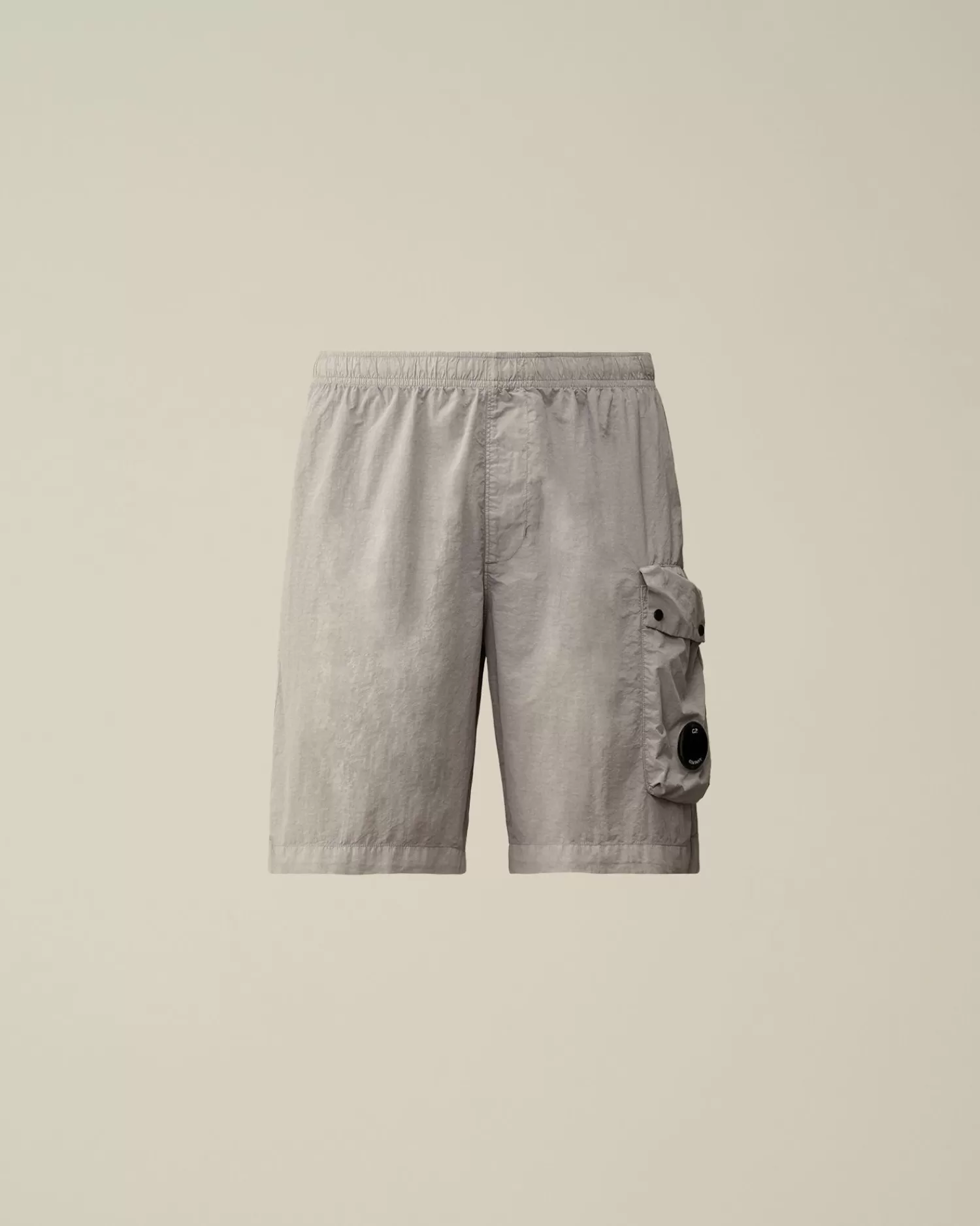 Sale C.P. Company Flad Nylon Cargo Svommeshorts Stovregn Gra