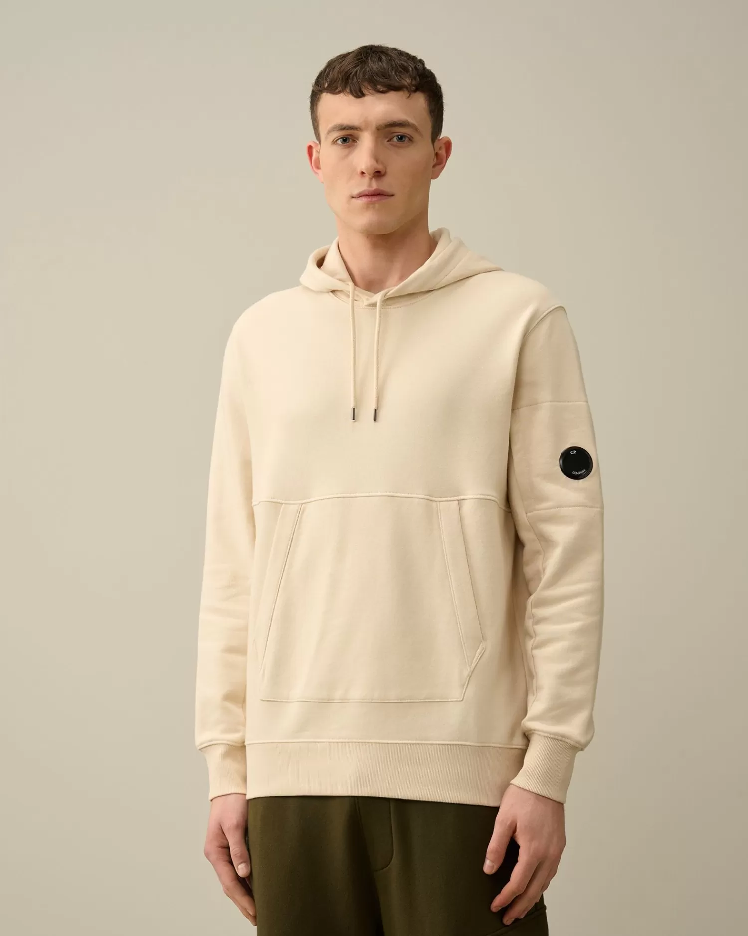 Store C.P. Company Let Fleece Sweatshirt Pistacie Shell-Beige