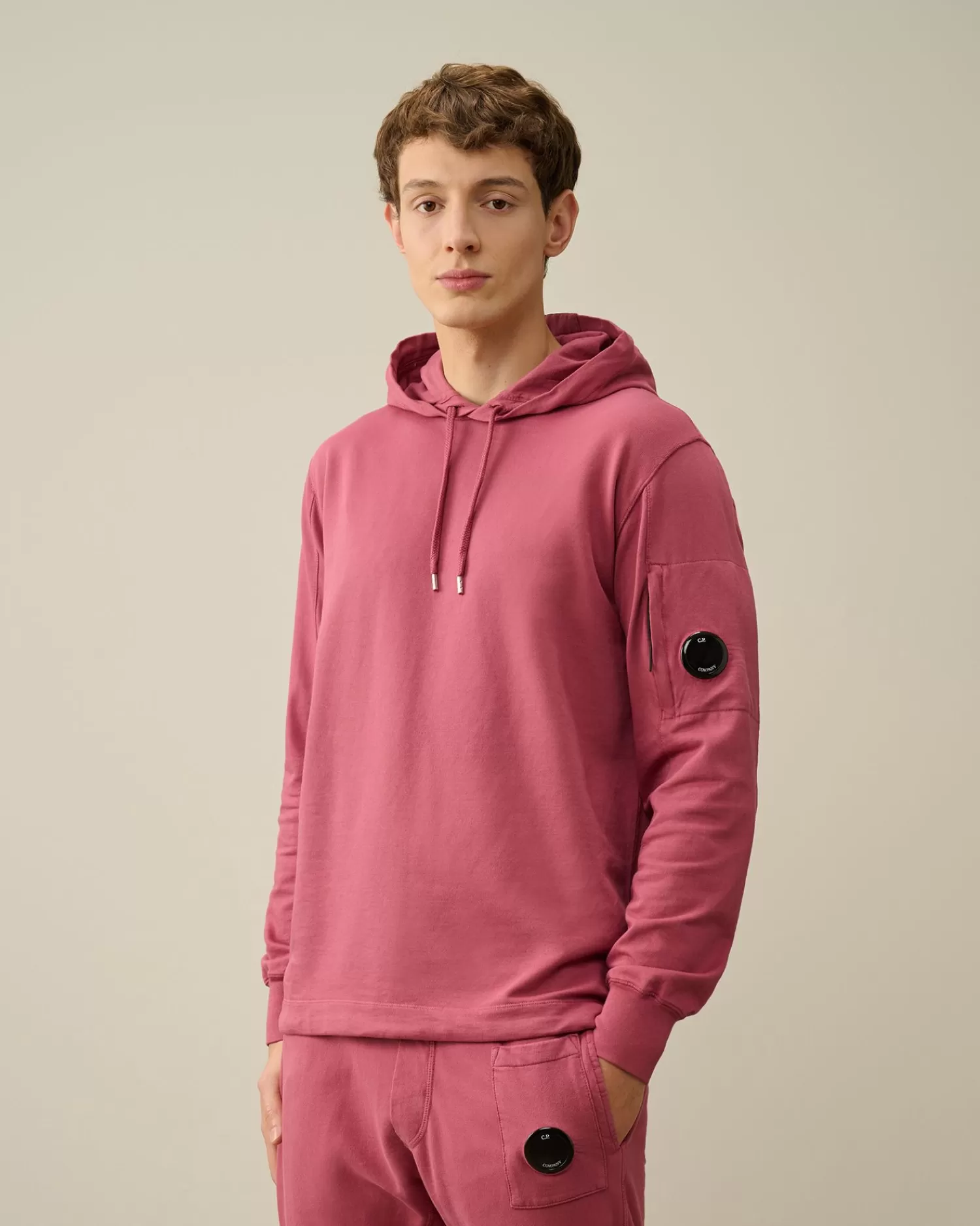 Fashion C.P. Company Let Fleece Sweatshirt Stovregn Gra