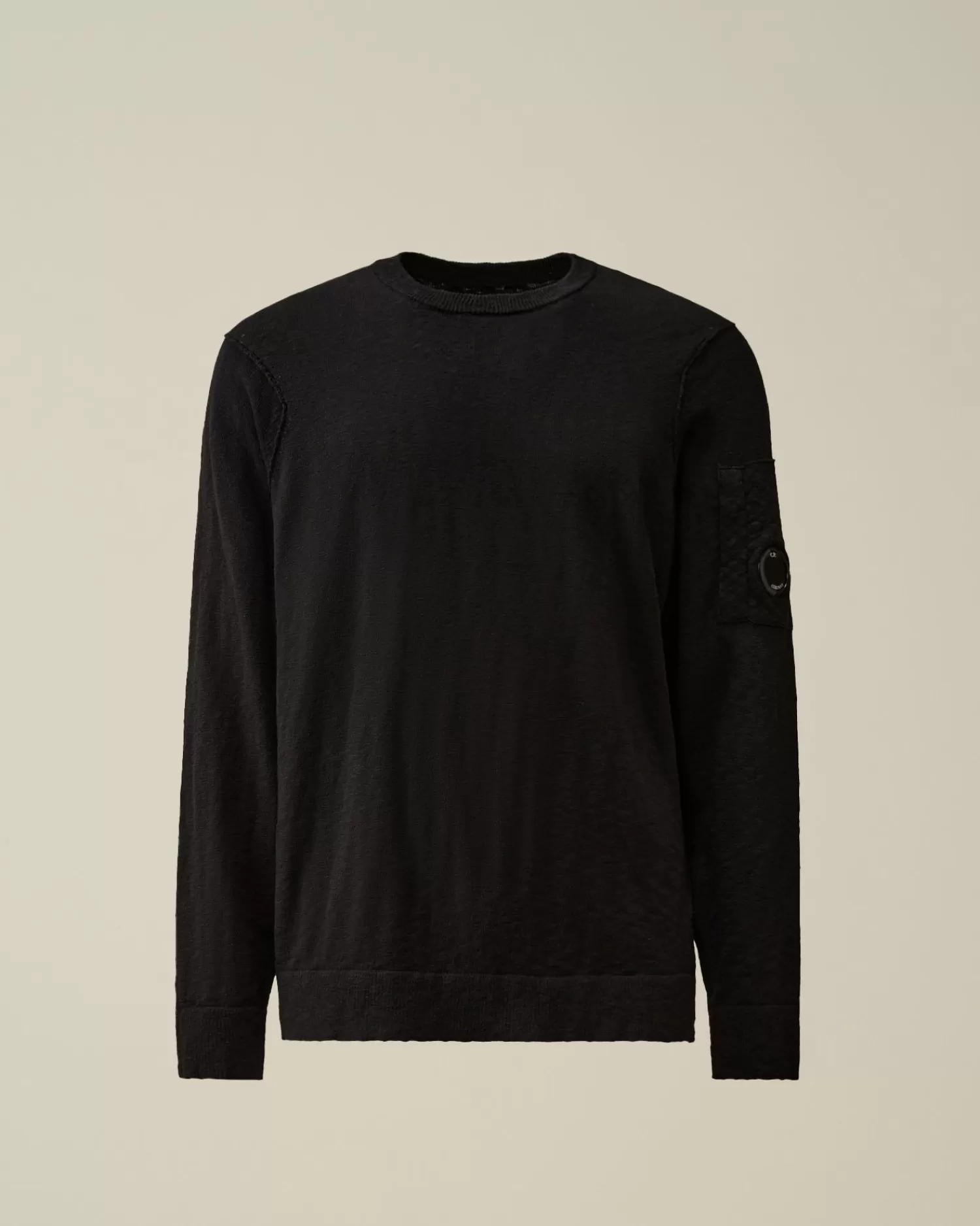 Shop C.P. Company Let Frotte Strikket Sweatshirt Stovregn Gra