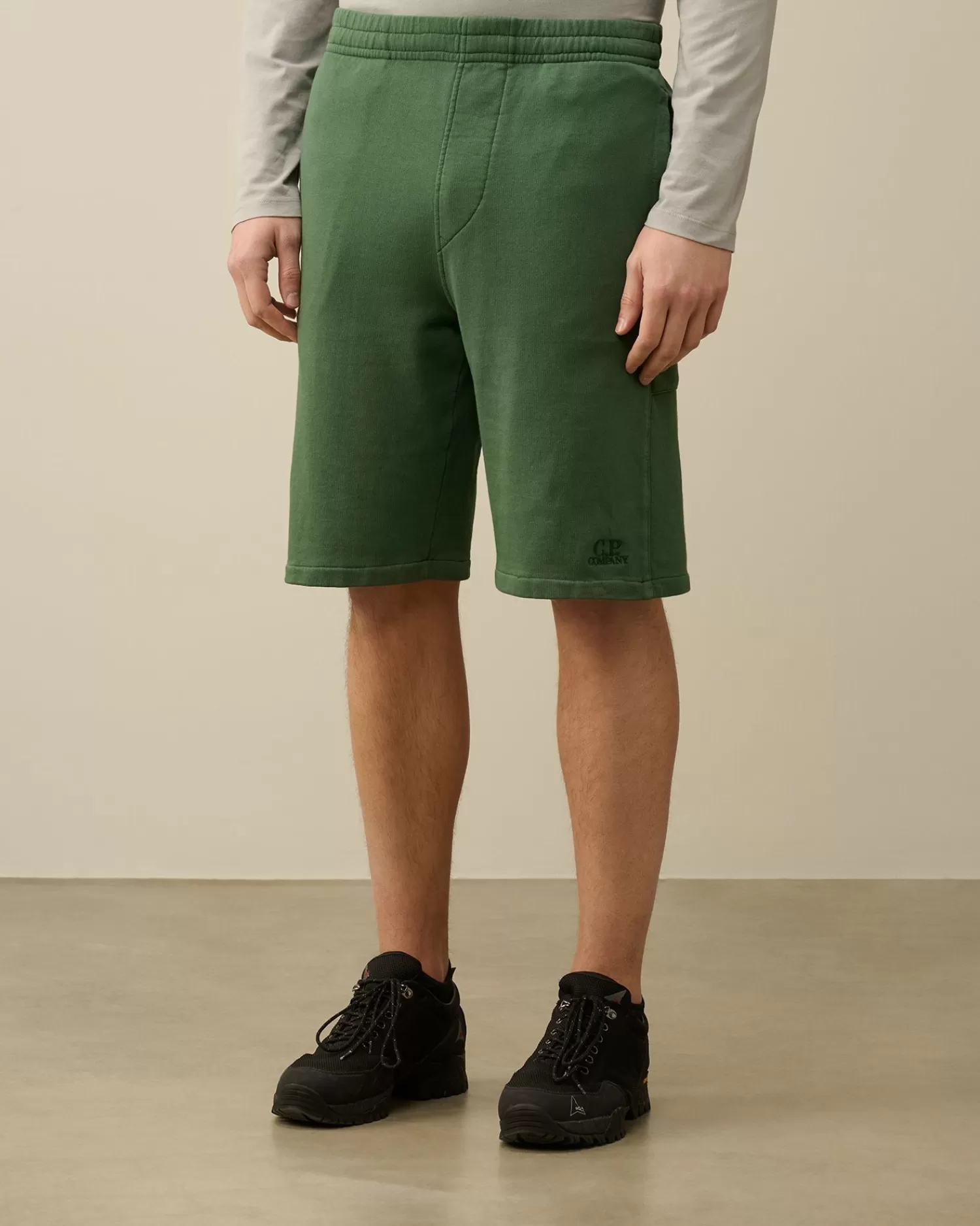 Outlet C.P. Company Light Fleece Utility Shorts Andegron