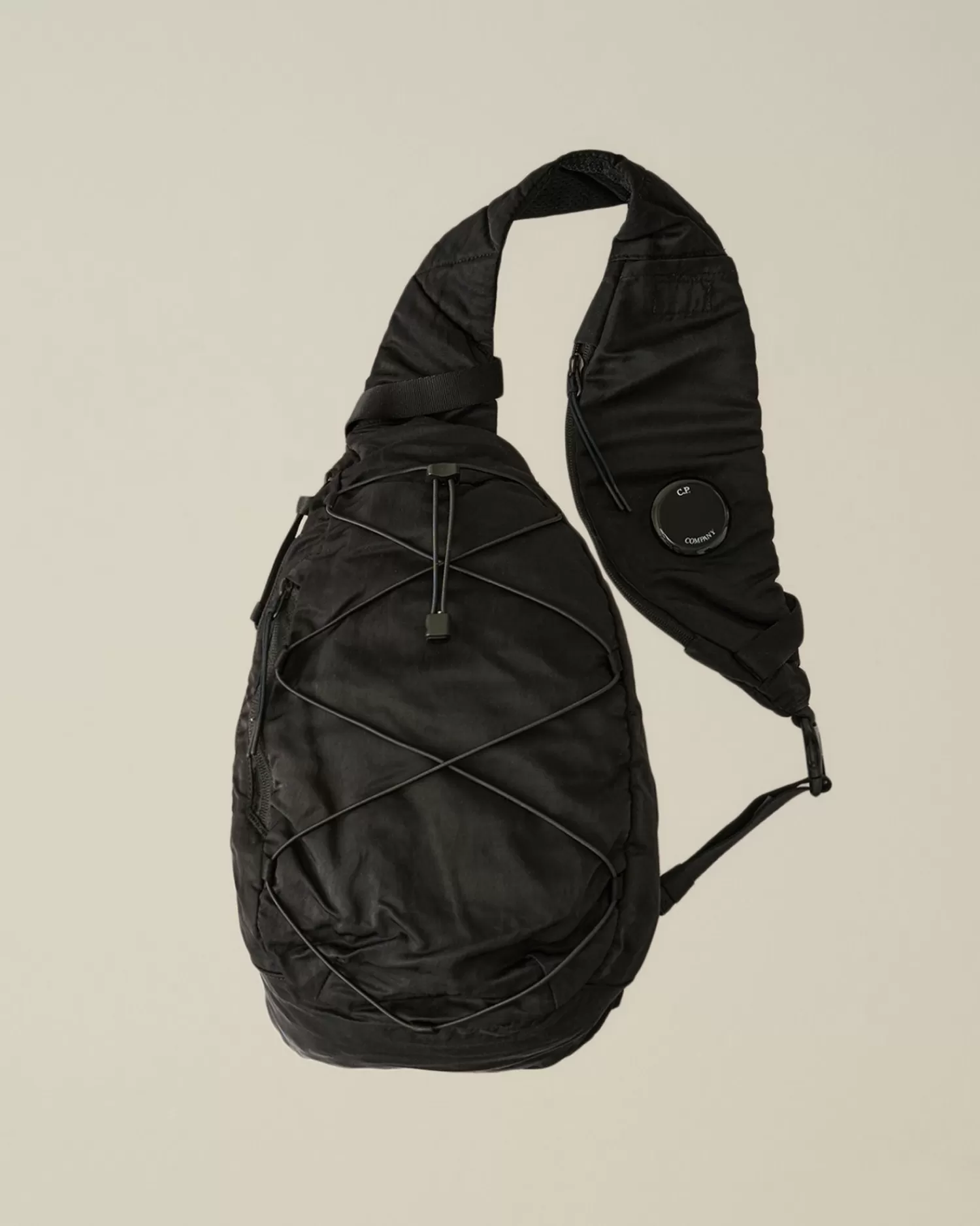 New C.P. Company Nylon B Crossbody Rygsaek Sort