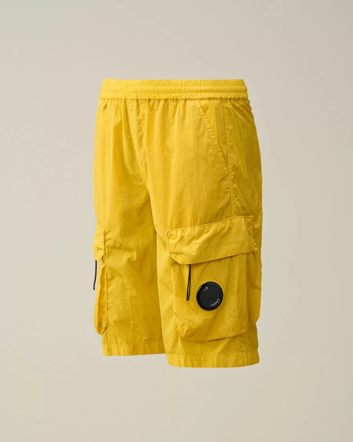 Store C.P. Company U16 Diagonal Fleece Cargo Shorts Gaze Hvid