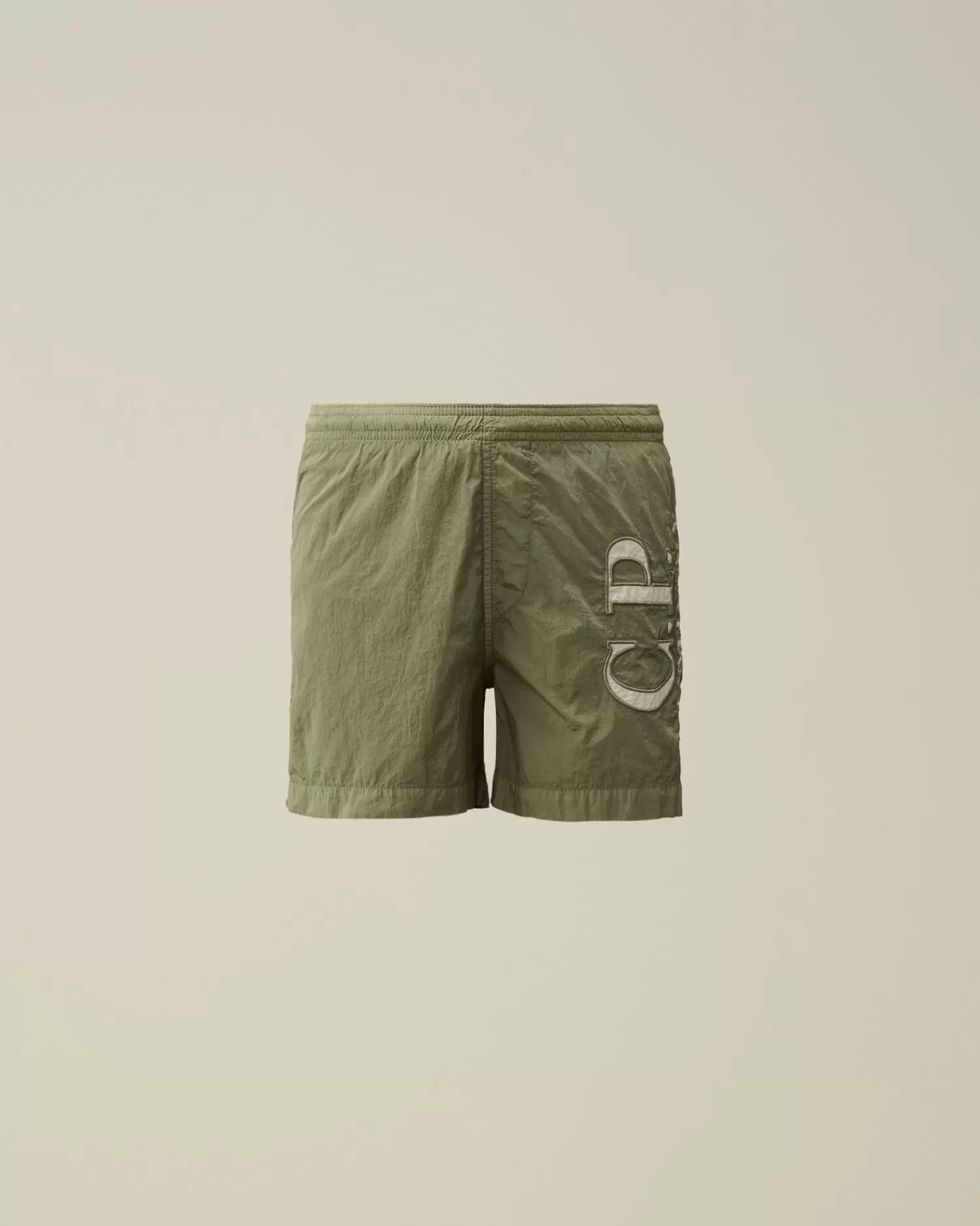 Store C.P. Company U16 Diagonal Fleece Cargo Shorts Gaze Hvid