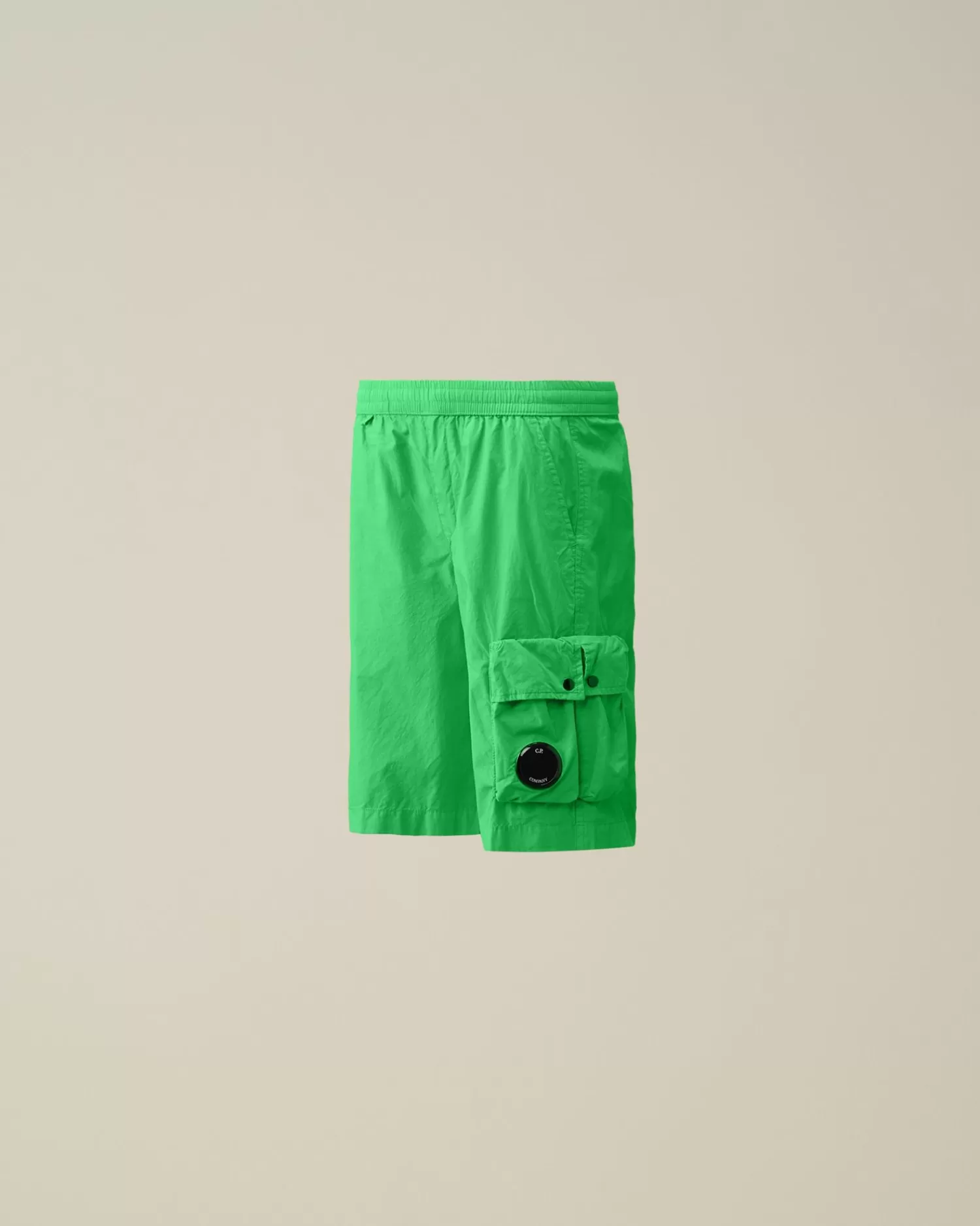 Online C.P. Company U16 Tela Parachute Cargo Shorts Klassisk Gron